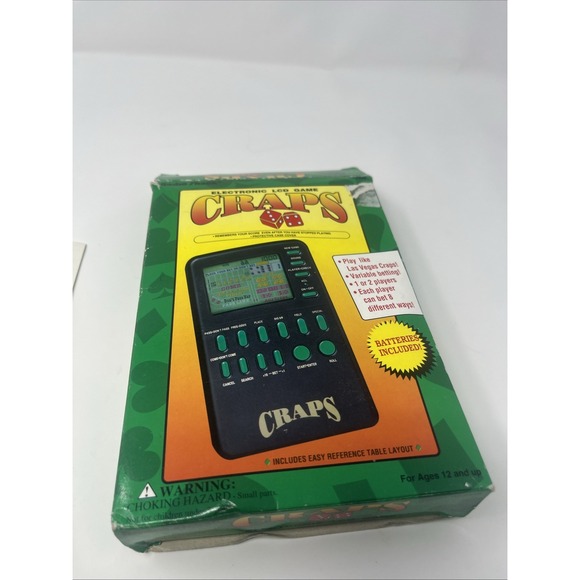 Vtg RADIO‎ SHACK Handheld Electronic Craps Game Tested In Box,Instruction 1996 - Picture 7 of 9